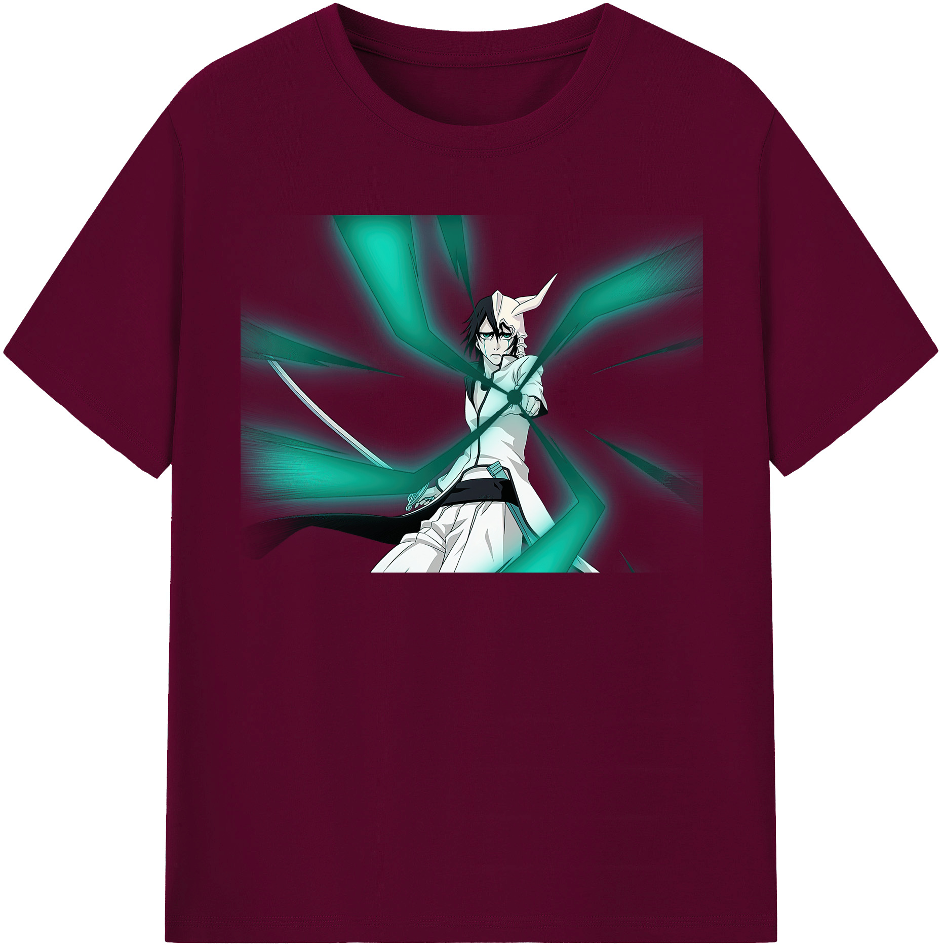 （画像用） ブリーチ ウルキオラ·シファー BLEACH Ulquiorra cifer レディースカジュアルプリントTシャツ（綿100％）